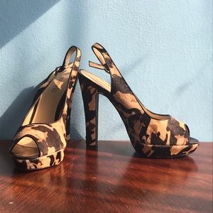 MINELLI animal print heels
